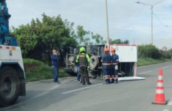Accidente de tránsito en la variante Mosquera –Madrid