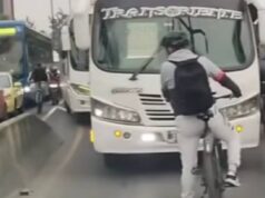 Conductor de Transoriente invade ciclovía en Bogotá y genera indignación