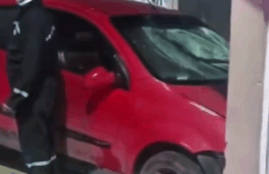 Violento accidente en Madrid dejó a un ciclista gravemente herido