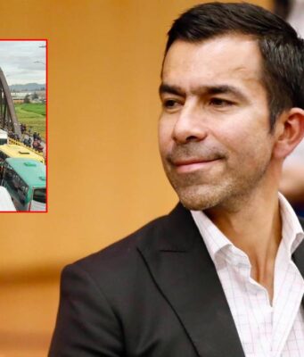 «El que hizo esto fue Santos», Jorge Rey ante crítica por trancones