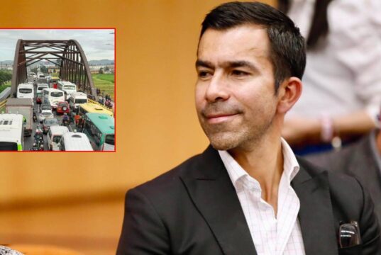 «El que hizo esto fue Santos», Jorge Rey ante crítica por trancones