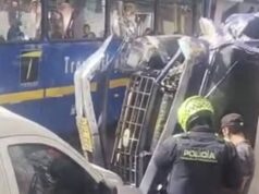 Grave siniestro vial en Bogotá dejó una persona fallecida