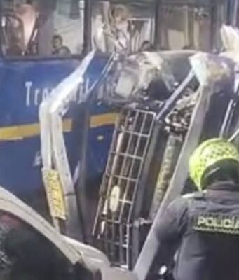 Grave siniestro vial en Bogotá dejó una persona fallecida
