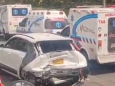 Accidente de tránsito generó fuerte congestión en la Autopista Norte