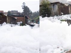 En Soacha comunidad en alerta por espuma potencialmente tóxica