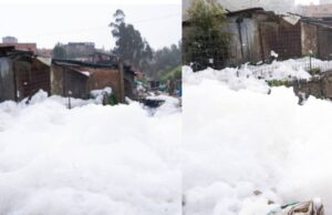 En Soacha comunidad en alerta por espuma potencialmente tóxica