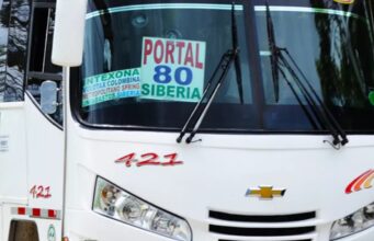 Este es el valor a pagar desde mañana si va hasta el Portal Calle 80