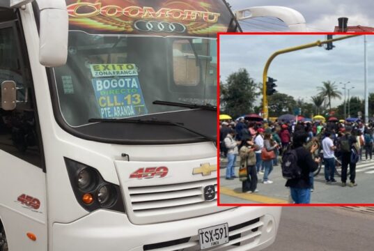 Usuarios del transporte anuncian paro por alza tarifaria por la Calle 13