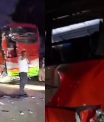 ¡Caos en la calle 80! Brutal choque entre busetas deja varios heridos