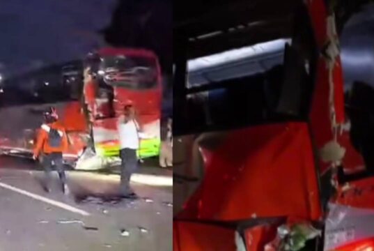 ¡Caos en la calle 80! Brutal choque entre busetas deja varios heridos