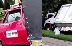 Brutal choque colapsa la vía Facatativá – Madrid