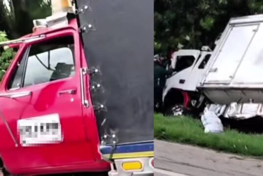 Brutal choque colapsa la vía Facatativá – Madrid