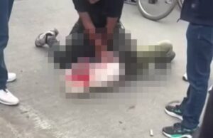 En Madrid vecinos se cansaron y capturaron a presunto ladrón