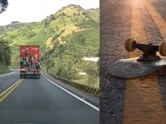 Video viral: adolescentes desafían la muerte en plena carretera