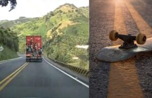 Video viral: adolescentes desafían la muerte en plena carretera