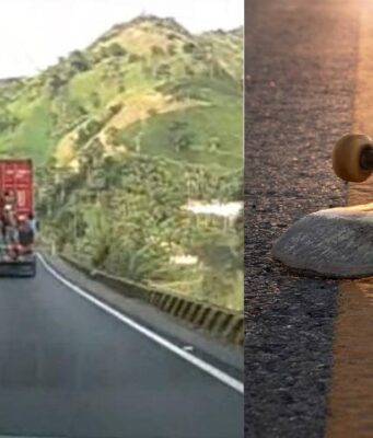 Video viral: adolescentes desafían la muerte en plena carretera