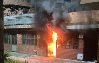 ¡Alerta en Funza! Incendio consume vivienda