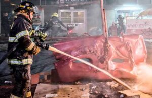 Incendian señalización vial y generan caos en Soacha