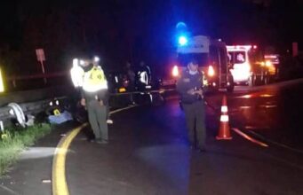 Siniestro vial en la vía Bogotá deja una persona fallecida