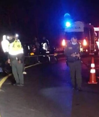 Siniestro vial en la vía Bogotá deja una persona fallecida