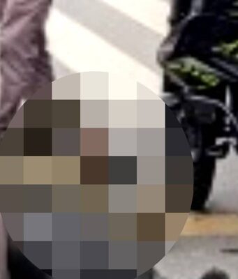 Fuerte choque deja motociclista herido en plena vía