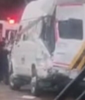 ¡Atención conductores! Fuerte accidente complica el paso en la vía Siberia