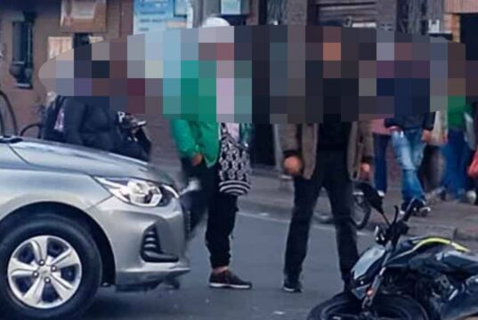 Choque en Mosquera generó caos vehicular