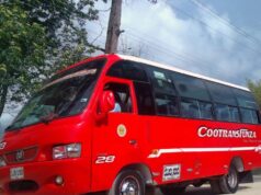 Le subieron al pasaje de las busetas rojas en Funza: así quedo