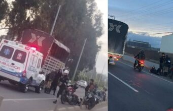 Caos en la vía Mosquera – Bogotá: choque genera congestión