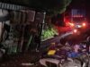 Fuerte accidente entre vehículo de carga y automóvil genera caos vial