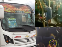 Pasajeros fueron asaltados dentro de bus intermunicipal