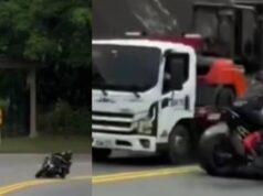 En la vía Mosquera: imprudente maniobra terminó en violento choque