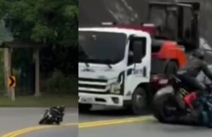 En la vía Mosquera: imprudente maniobra terminó en violento choque