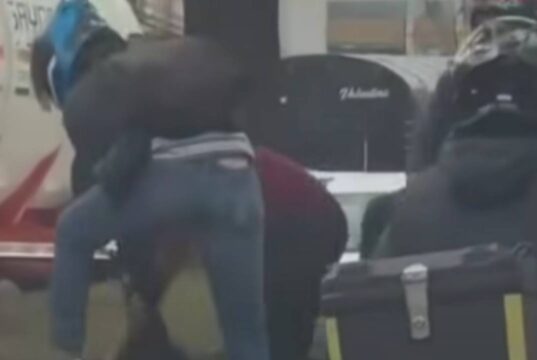 Conductor de bus protagonizó violenta riña en la Calle 13
