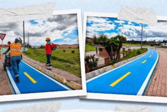 Funza interviene uno de los sectores más transitados por biciusuarios