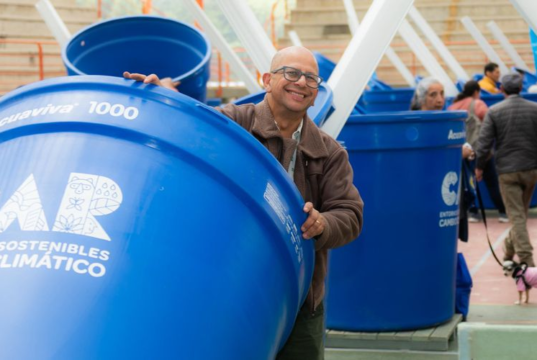 CAR entregará kits para recolectar agua lluvia y enfrentar el fenómeno de El Niño