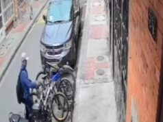 ¡Atención en Mosquera! Video registra el hurto de una bicicleta
