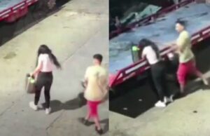 Cámaras captaron brutal ataque contra una mujer, el agresor sigue libre