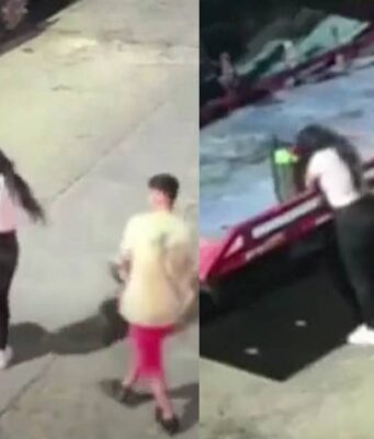Cámaras captaron brutal ataque contra una mujer, el agresor sigue libre