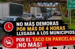 Gran plantón en Puente de Guadua: protesta por demoras de hasta cuatro horas