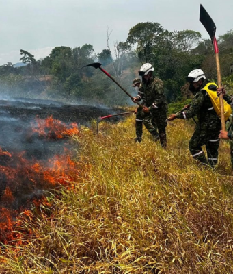 Así avanza el control de los incendios forestales en Cundinamarca