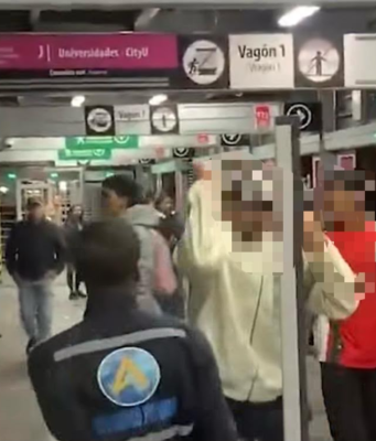 Tres hombres atacaron a un guarda de seguridad en TransMilenio