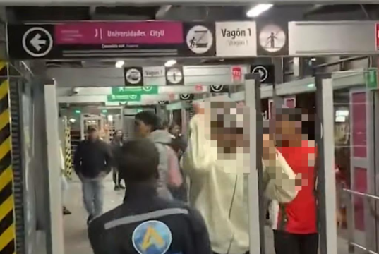Tres hombres atacaron a un guarda de seguridad en TransMilenio