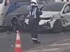 Accidente de tránsito genera congestión en la vía Funza-Mosquera