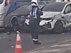 Accidente de tránsito genera congestión en la vía Funza-Mosquera