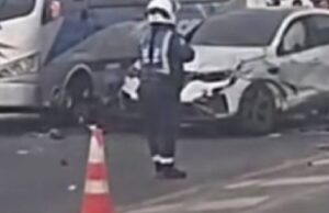 Accidente de tránsito genera congestión en la vía Funza-Mosquera