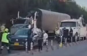 Choque entre dos vehículos genera congestión en la vía Funza – Siberia