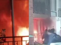Incendio generó alarma durante la madrugada en conjunto residencial de Madrid