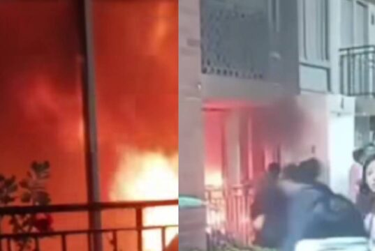 Incendio generó alarma durante la madrugada en conjunto residencial de Madrid