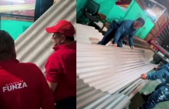 Funza avanza en la atención a las familias afectadas por el vendaval